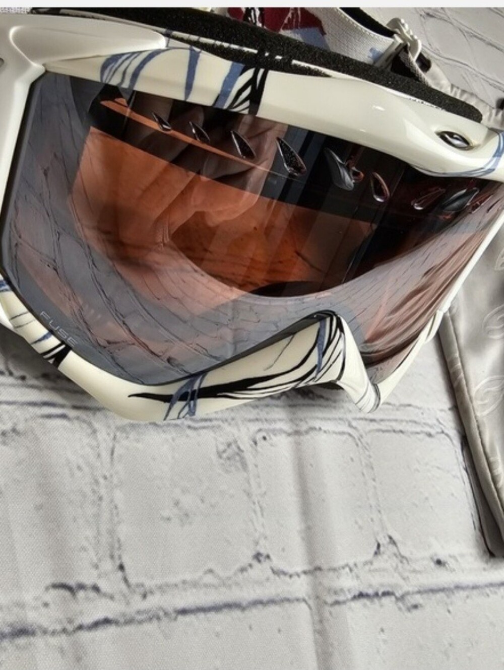 SMITH Fuse Regulator Rose Lens Snow Ski Goggles Snowboard Adult Dustbag